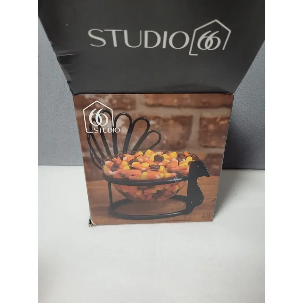 Studio 66 Turkey Bowl with Metal Stand